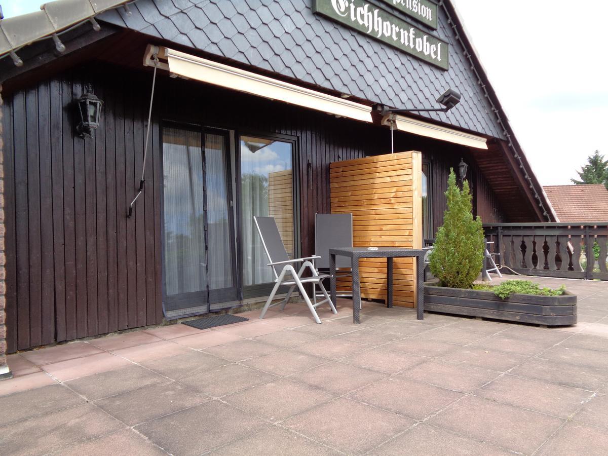 Hotel Garni Eichhornkobel Faßberg エクステリア 写真