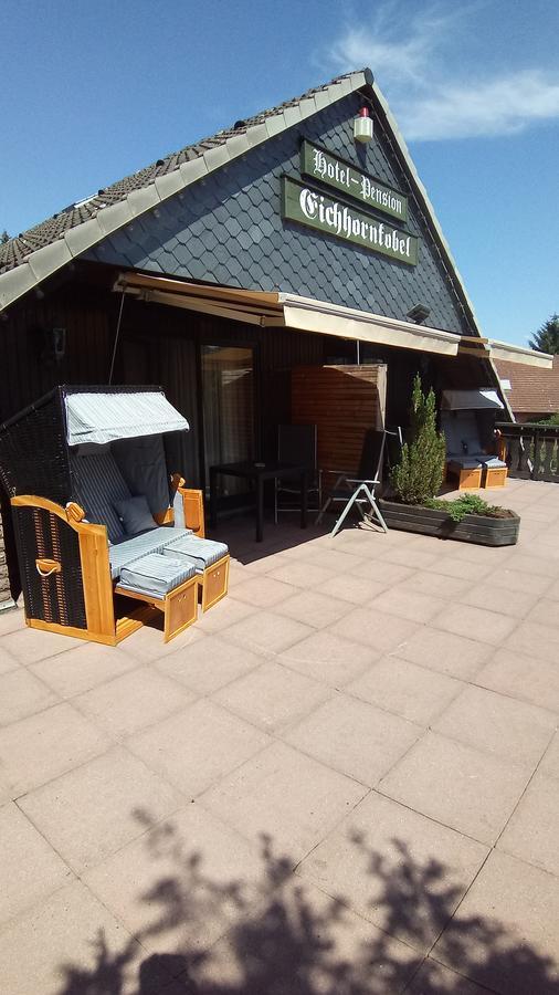 Hotel Garni Eichhornkobel Faßberg エクステリア 写真